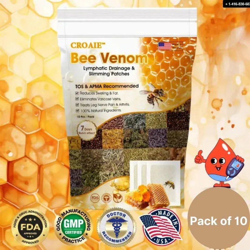 Detox Foot Patches 10 Adhesive Pads Kit Natural Unwanted