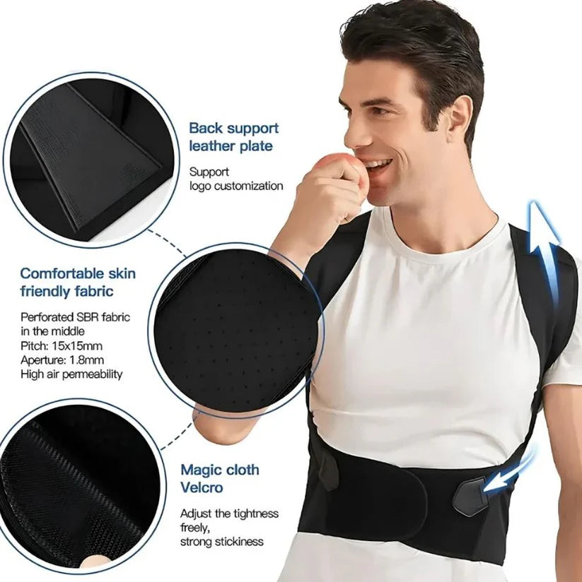 Unisex Posture Corrector Belt – Reduce Back Pain & Improve Posture Fast