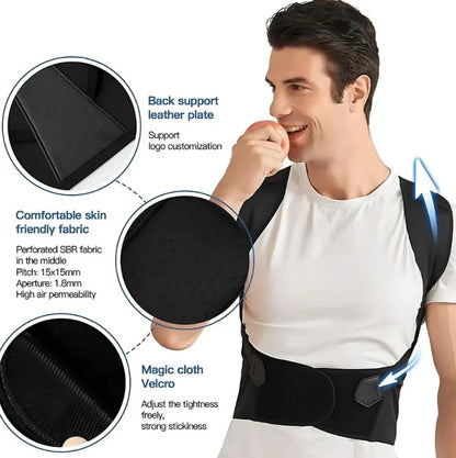 Unisex Posture Corrector Belt – Reduce Back Pain & Improve Posture Fast